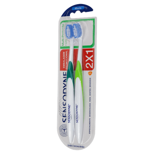 Escova Dental Macia Sensodyne Multiproteção 2 Unidades