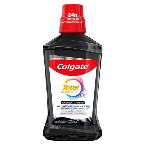 Enxaguante Bucal Total 12 500ml Carvão Colgate
