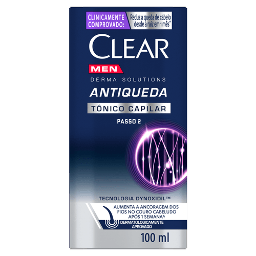TONICO CAPILAR CLEAR ANTIQUEDA MEN 100ML