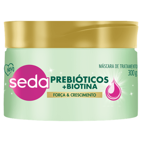 Máscara de Tratamento Força - Crescimento Seda Prebióticos + Biotina - 300g