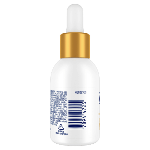 Booster Dove Texturas Reais Óleo Hidratação Frasco 30ml