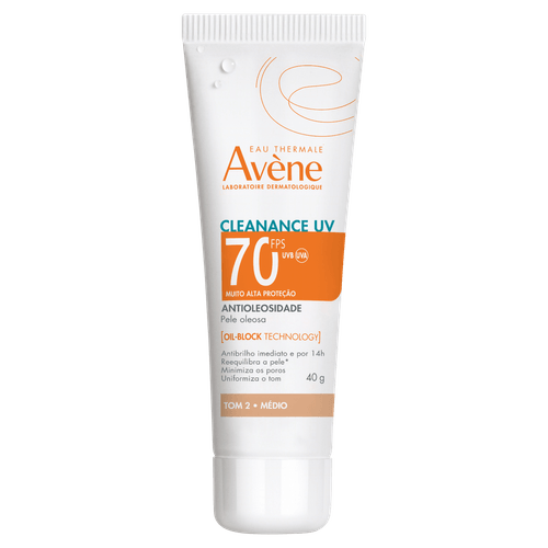 Protetor Solar Facial Avène Antioleosidade Fps 70 Tom Médio - 40g
