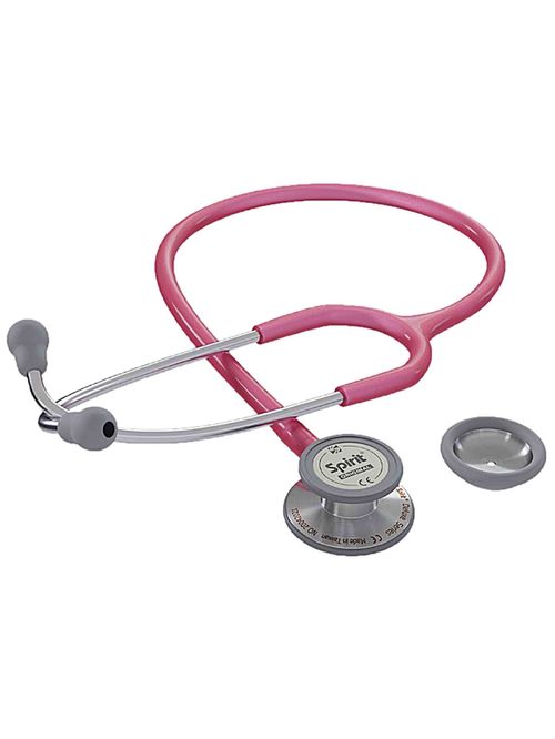 Estetoscópio Spirit MD III Pro Adulto e Pediátrico Rosa Perolizado