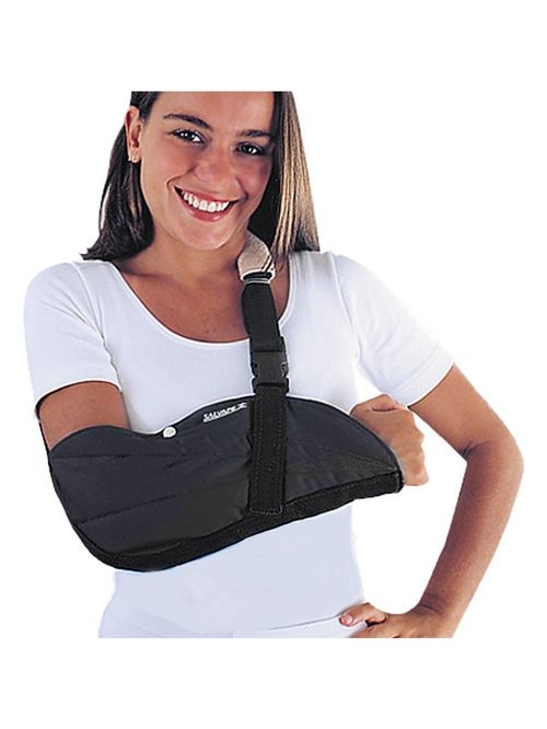 Tipoia Salvapé Estofada em Brim Preta Tamanho GG - unidade