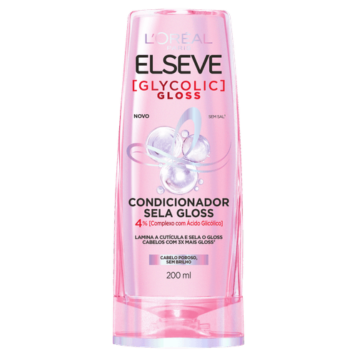 Condicionador Sela Gloss L'oréal Paris Elseve Glycolic - 200ml