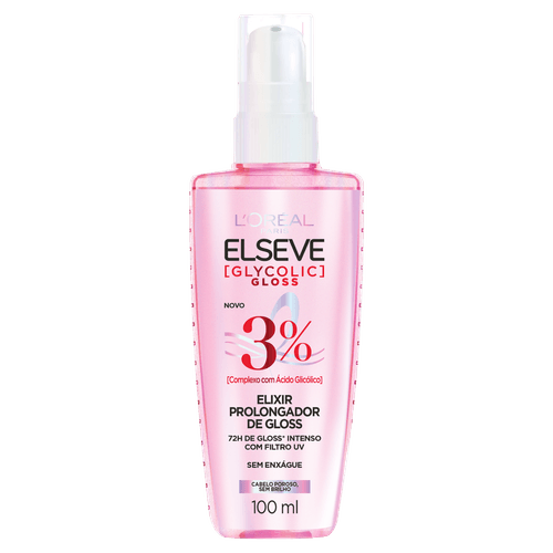 Elixir Prolongador de Gloss L'oréal Paris Elseve Glycolic - 100ml