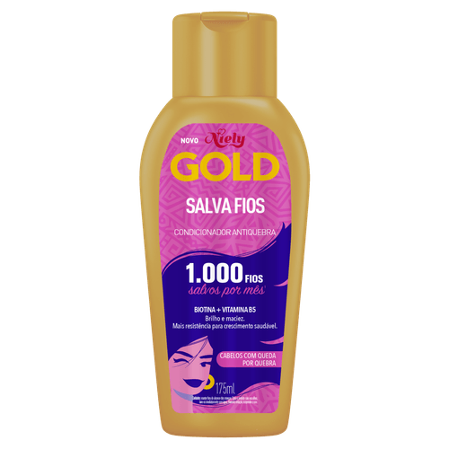 Condicionador Antiquebra Niely Gold Salva Fios - 175ml