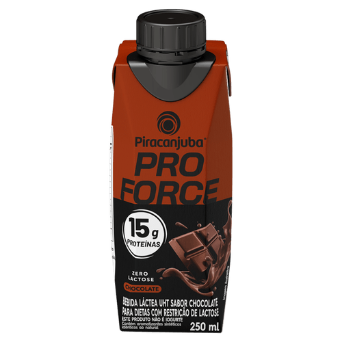 Bebida Láctea UHT Chocolate Zero Lactose Piracanjuba Whey Caixa 250ml