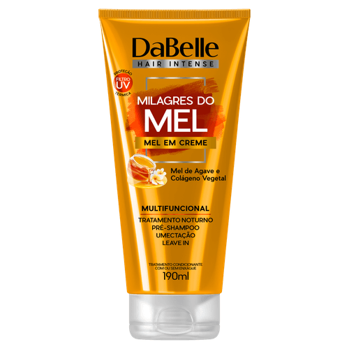 Mel em Creme Multifuncional DaBelle Hair Intense Milagres do Mel - 190ml