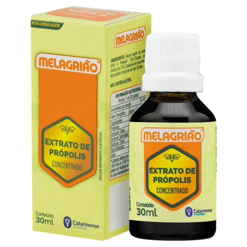 Suplemento Extrato de Própolis Melagrião Propolive 30ml Líquido