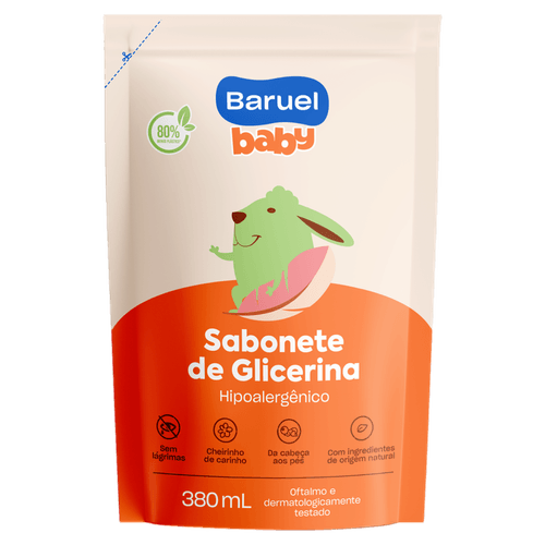 Sabonete Líquido de Glicerina Baruel Baby 380ml