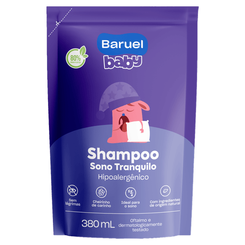 Shampoo Sono Tranquilo Baruel Baby Refil - 380ml