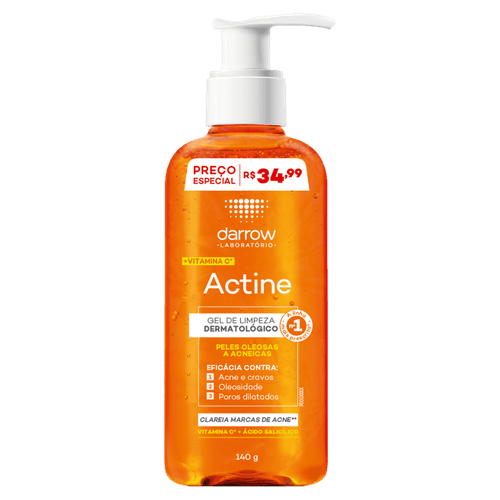Gel de Limpeza Dermatológico Darrow Actine - 140g