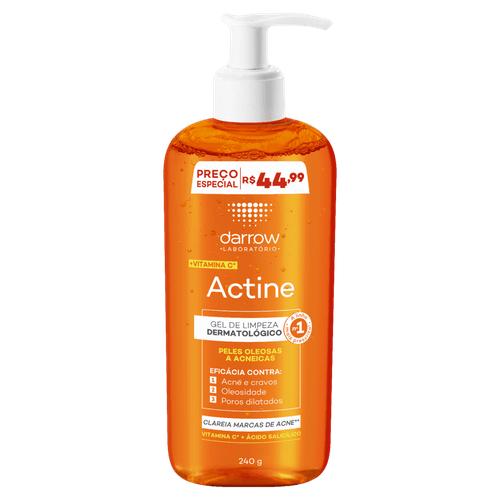 Gel de Limpeza Dermatológico Darrow Actine  - 240g