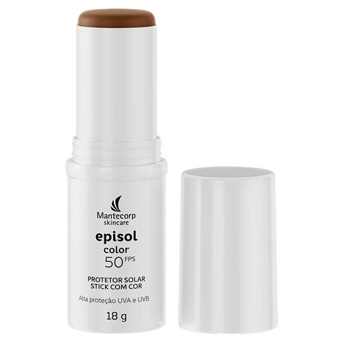 Protetor Solar Facial Episol Color Stick FPS 50 18g