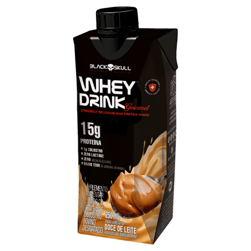 Suplemento Proteico Whey Drink Doce de Leite Black Skull - 250ml