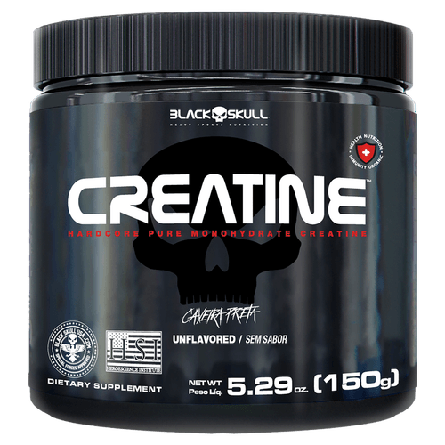 Suplemento Alimentar Creatina em Pó sem Sabor Black Skull Creatine - 150g