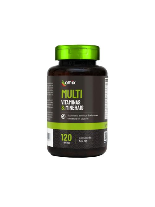 Multivitaminas e Minerais 120 Cápsulas - Omix
