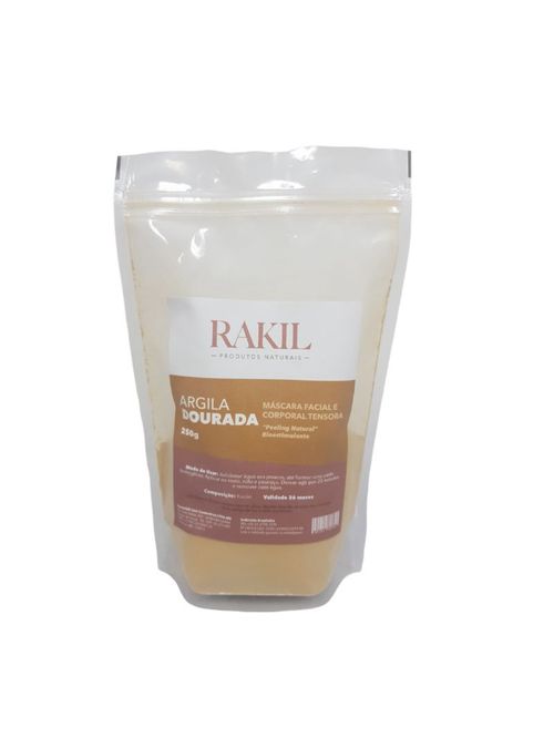 Argila Dourada Zip Lock Rakil  250g
