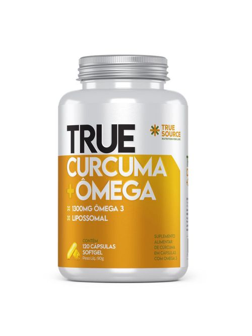 Curcuma + Ômega Lipossomal True Source 120 cápsulas