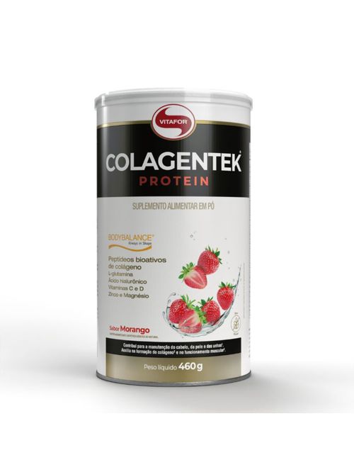Colagentek Protein Morango Vitafor 460g