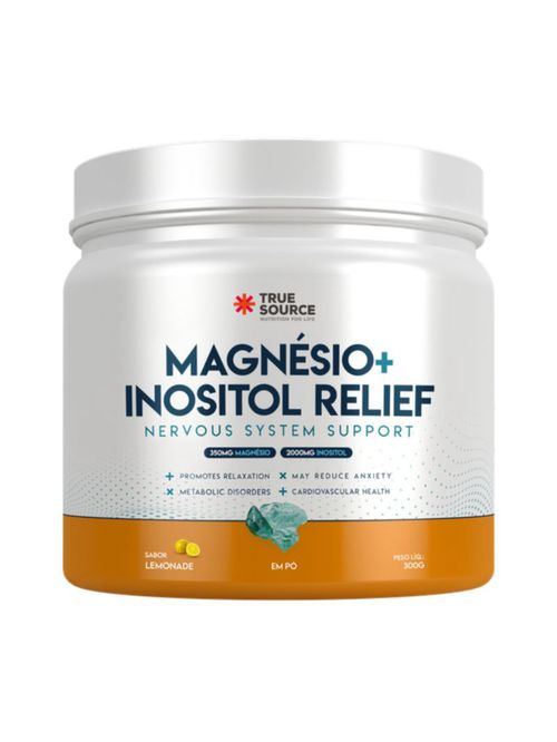 Magnesio + Inositol Relief  Limão Siciliano True Source  300g