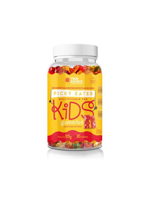 Picky Eater Gummies Frutas Vermelhas True Source 30 gomas