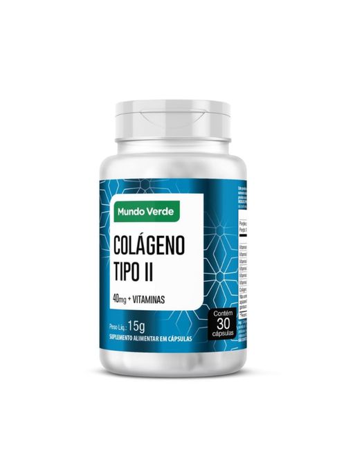 Colágeno Tipo II Mundo Verde  30 Cáps