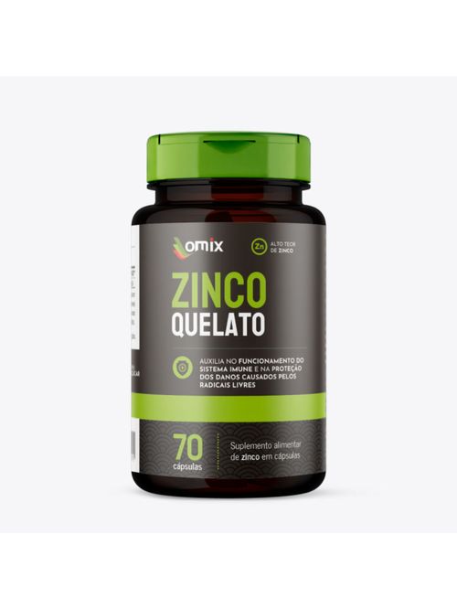 Zinco Quelato Omix 70cáps