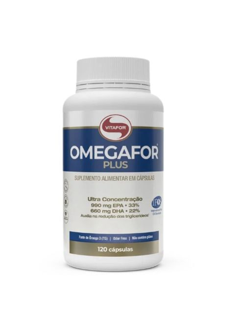 Ômegafor Plus Vitafor 1000mg 120 cápsulas