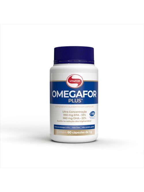 Ômegafor Plus Vitafor 1000mg com 60 cápsulas