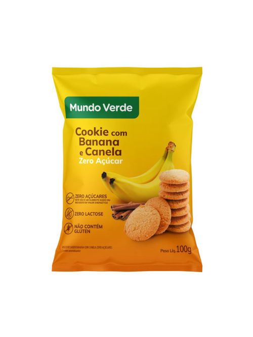Cookie de Banana com Canela Mundo Verde 100g