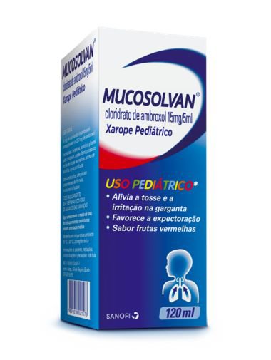 XAROPE MUCOSOLVAN PEDIÁTRICO 15MG/5ML 120 ML