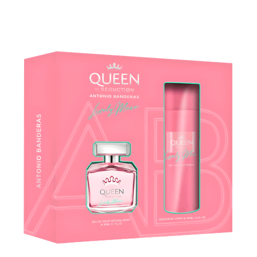 Kit Banderas Queen Of Seduction Lively Muse Feminino - Eau de Toilette 80ml + Desodorante 150ml