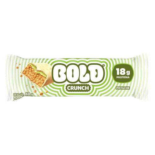 BOLD THIN Barra Proteica Bold Crunch Pistache 18g Proteína 60g