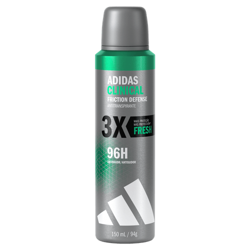 Antitranspirante Aerossol Masculino Fresh Adidas Clinical Friction Defense - 150ml
