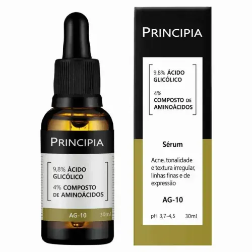 Sérum Renovador Ácido Glicólico + Aminoácido Principia 30ml