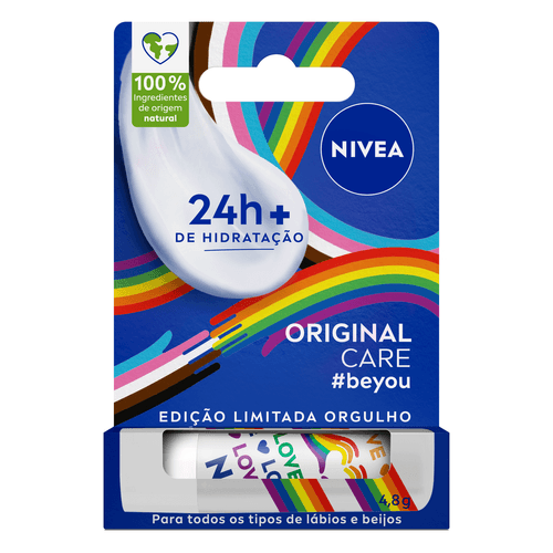 Hidratante Labial Nivea Care Orgulho - 4,8g