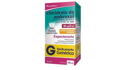 Cloridrato de Ambroxol Aché Genérico 30mg/5ml Xarope - 120ml