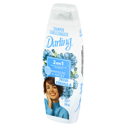 Shampoo 2 em 1 Frasco 350ml Darling - Maciez e Perfume