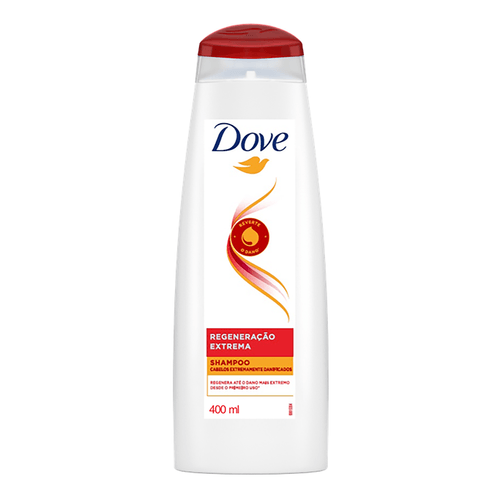 Shampoo Dove Recuperação Extrema 400ml para Cabelos Danificados