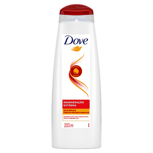 Shampoo Recuperação Extrema 200ml Dove para Cabelos Muito Danificados