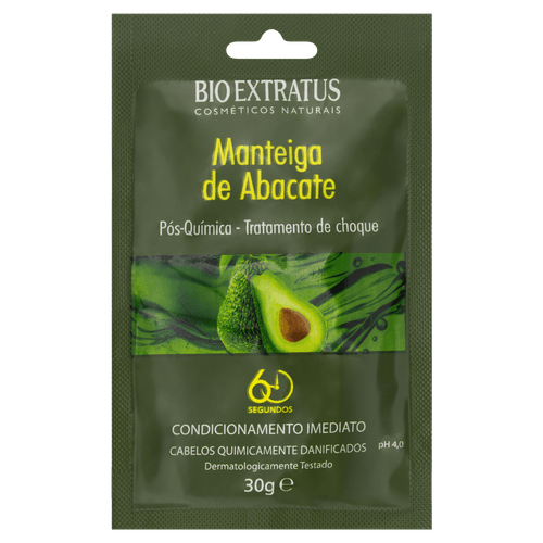 Superdose Tratamento de Choque Pós-Química Manteiga de Abacate 30g Bio Extratus