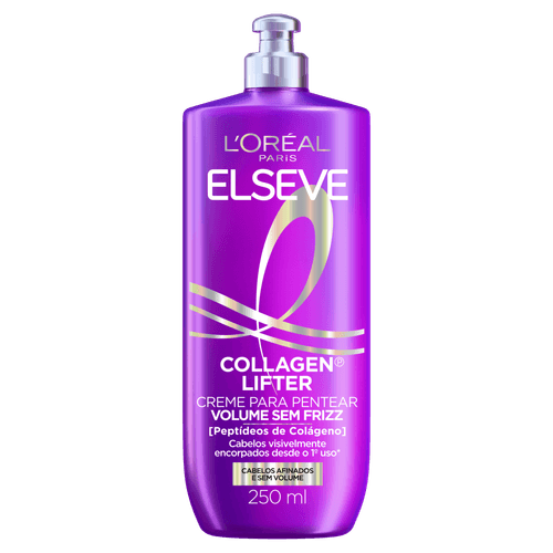 Creme para Pentear Peptídeos de Colágeno L'oréal Paris Elseve Collagen Lifter - 250ml