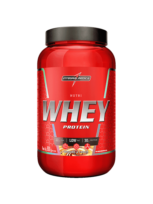 Nutri Whey Protein Pote 900g Cookies