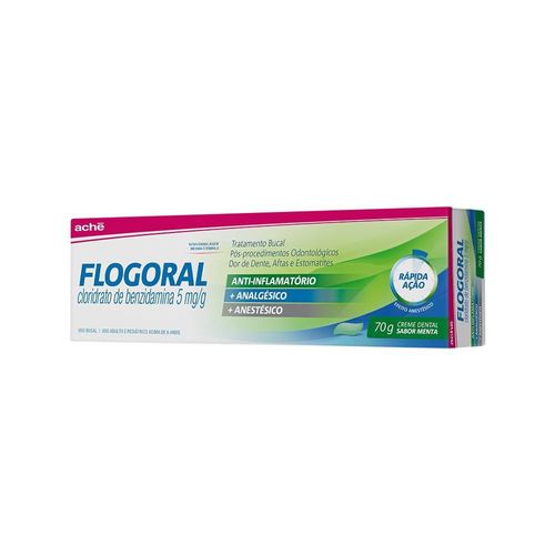 Creme Dental Flogoral Menta - 70g