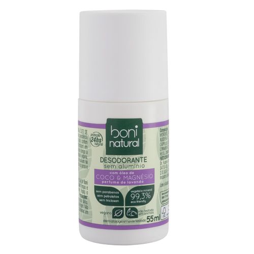 Desodorante Rollon Boni Natural sem Alumínio - 55ml
