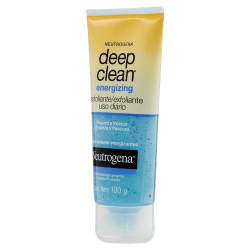 Esfoliante Facial Deep Clean Energizing Azul 100g Neutrogena