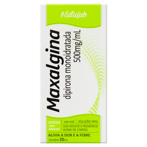 Maxalgina Dipirona Monoidratada 500mg Gotas - 20ml