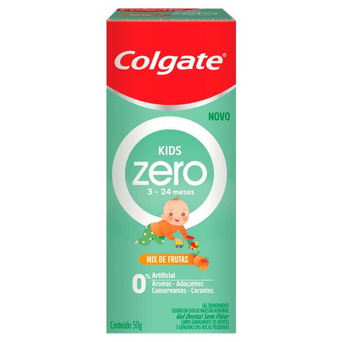 CREME DENTAL COLGATE KIDS ZERO MIX FRUTA 50G
